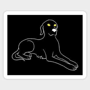 Goosebumps Dog Sticker